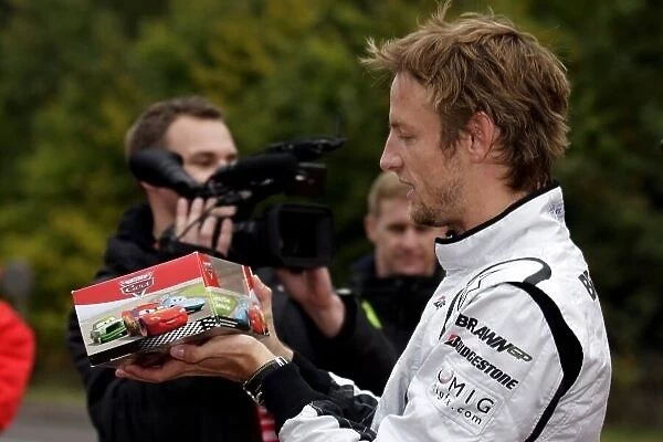 Jenson Button Celebrates SpeedWeek50