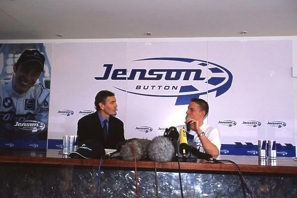 Jenson Button and Tony Jardine