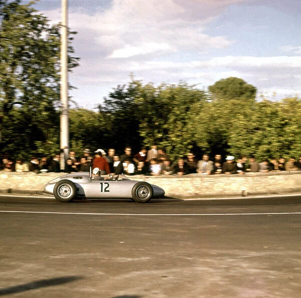 Jo Bonnier, Porsche Syracuse Grand Prix, 1961 Photo: LAT Ref: 3  /  0219