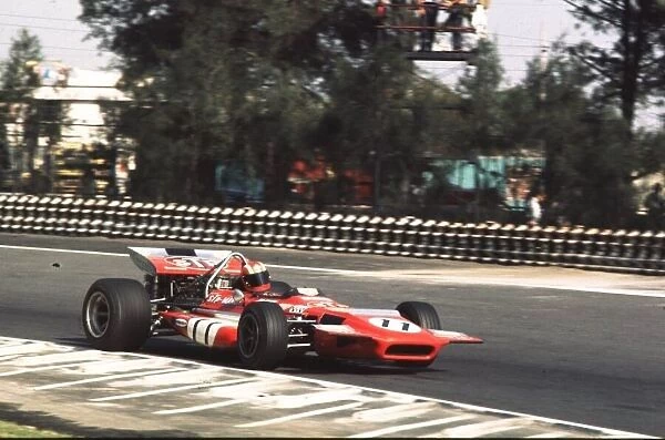Jo Siffert, March 701 Ford, Retired Mexican Grand Prix