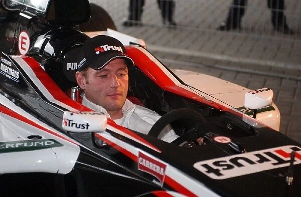 Jos Verstappen (NED) Minardi Cosworth PS01 with Trust title sponsorship