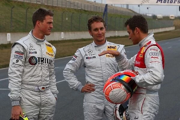 L-R: Ralf Schumacher (GER) Mercedes Team Mucke Motorsport, Mathias Lauda