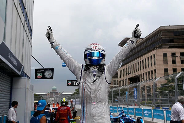 L5R4483. Race Winner Sam Bird. Putrajaya E-Prix, Malaysia - 20th-22nd November 2014.