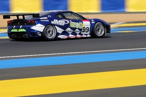Le Mans 24 Hour Race: Stephane Daoudi  /  Ben Aucott  /  Alain Ferte JMB Racing Ferrari F430 GT
