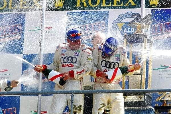 Le Mans 24 Hours: 2nd: Jean-Christophe Boullion  /  Emmanuel Collard  /  Erik Comas Pescarolo Sport, left