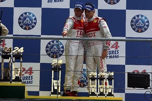 Le Mans 24 Hours: 3rd placed Allan McNish and Rinaldo Capello, Audi