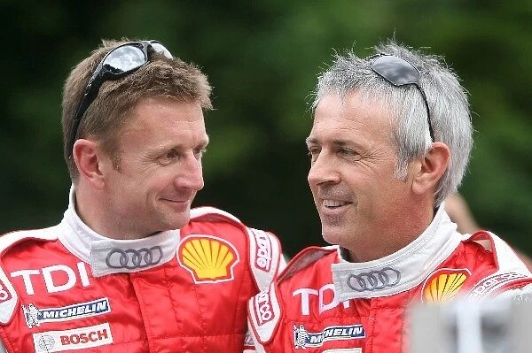 Le Mans 24 Hours: Audi Sport North America team mates Allan McNish and Rinaldo Capello