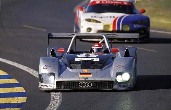 Le Mans 24 Hours: Emanuele Pirro  /  Frank Biela  /  Didier Theys Audi R8R finished in 3rd place