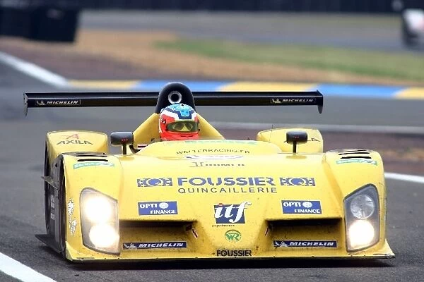 Le Mans 24 Hours: Jean-Rene de Fournoux  /  Stephane Daoudi  /  Bastien Briere Welter Racing WR LMP-02 Peugeot