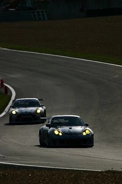 Le Mans 24 Hours: Leo Hindery  /  Peter Baron  /  Marc Lieb Orbit Racing Porsche 911 GT3-RS