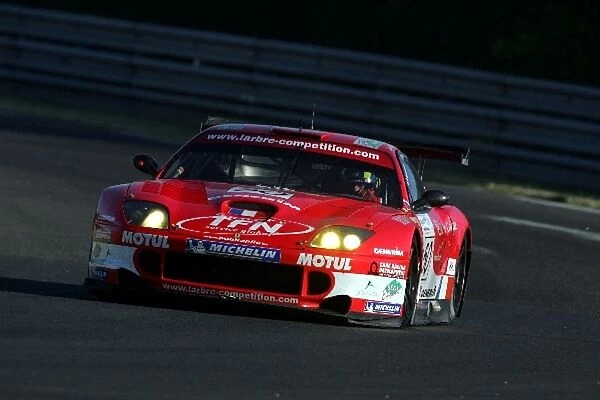 Le Mans 24 Hours: Patrice Goueslard  /  Olivier Dupard  /  Vincent Vosse Larbre Competition Ferrari 550 GTS Maranello