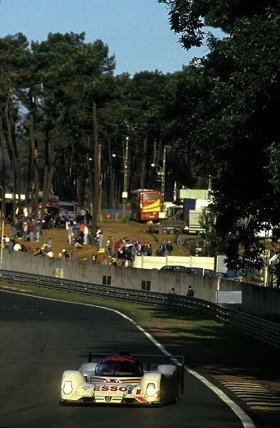 Le Mans 24 Hours: Phillippe Alliot  /  Mauro Baldi  /  Jean-Pierre Jabouille Peugeot 905 Evo 1C finished 3rd