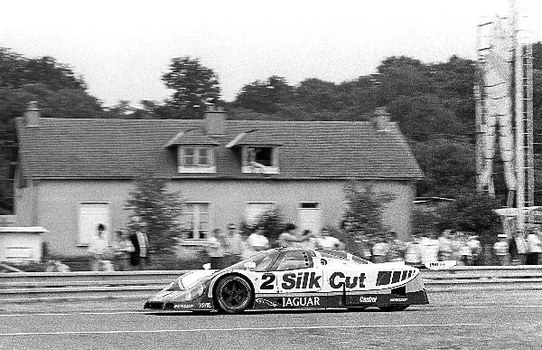 Le Mans 24 Hours: Race winners Jan Lammers  /  Johnny Dumfries  /  Andy Wallace Silk Cut Jaguar XJR-9 LM