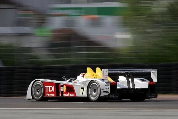 Le Mans 24 Hours Test Day: Tom Kristensen Audi Sport Team Joest Audi R10