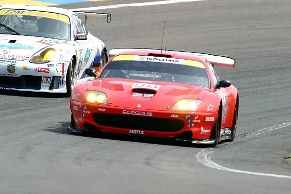 Le Mans 24 Hours: Tomas Enge  /  Jamie Davies  /  Peter Kox Veloqx Prodrive Racing Ferrari 550 Maranello