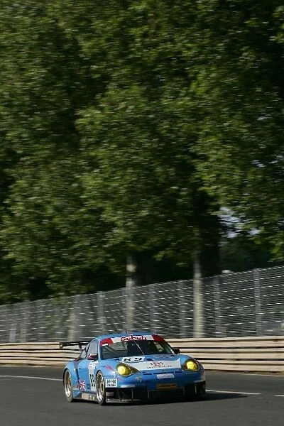 Le Mans 24 Hours: Xavier Pompidou  /  Thorkild Thyrring  /  Christian Ried Sebah Automotive Ltd. Porsche 911 GT3-RSR