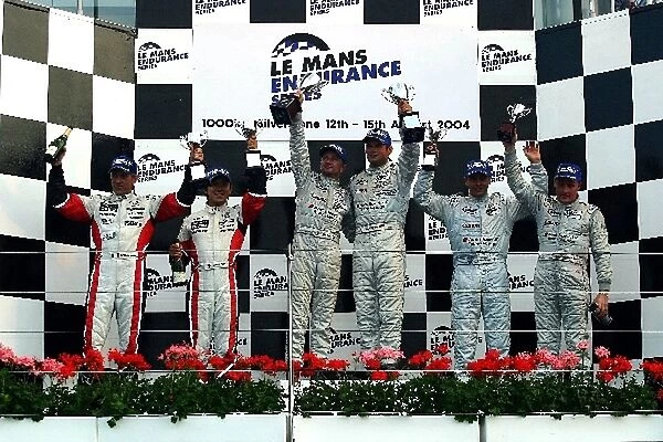 Le Mans Endurance Series: 3rd: Jamie Davies  /  Johnny Herbert Audi Sport UK Team Veloqx, centre