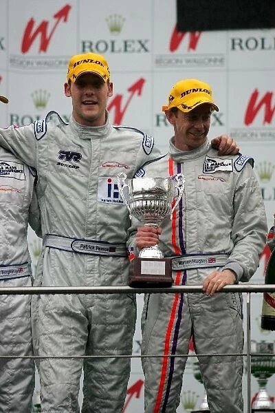 Le Mans Endurance Series: Patrick Pearce and Warren Hughes TVR celebrate on the podium