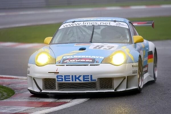 Le Mans Endurance Series: Philip Collin  /  Horst Felbermayr Snr  /  Horst Felbermayr Jnr Seikel Motorsport Porsche 911 GT3-RS GT2