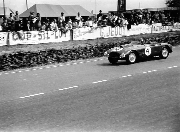 Le Mans, France. 13-14 June 1953: Sydney Allard  /  Philip Fotheringham-Parker, retired, action