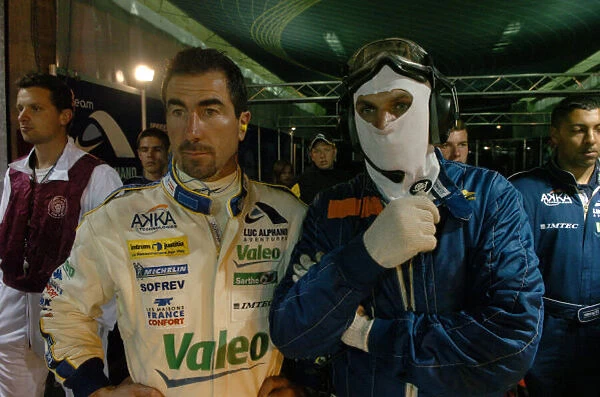Le Mans-June 14, 2006-Luc Alphand and Crewman-World Copyright-Dave Friedman  /  LAT Photographic 2006
