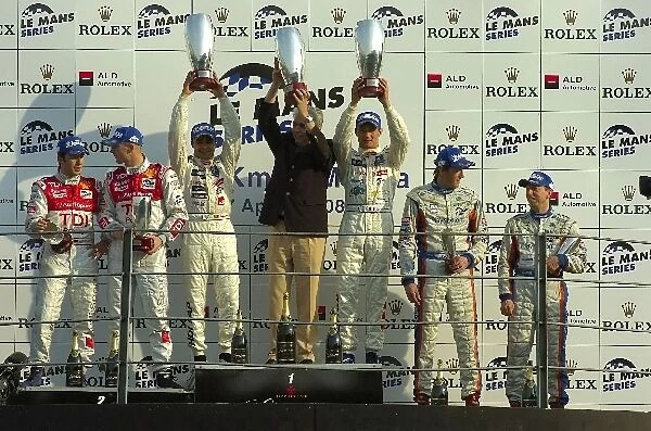 Le Mans Series: 2nd: Mike Rockenfeller  /  Alexandre Premat Audi Sport Team Joest, left