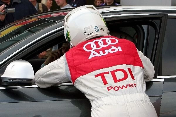 Le Mans Series Media Morning: The media had passenger rides in an Audi RS6 Avant