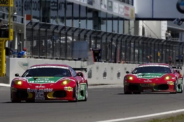 Le Mans Series: Stefano Zonca  /  Andrea Bellicchi  /  Marco Cioci GPC Sport Ferrari F430 GTC