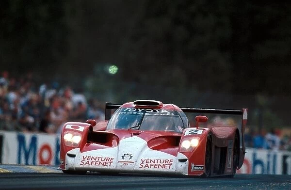 Le Mans: The Toyota Team Europe GT-One driven by Allan McNish, Thierry Boutsen and Ralf Kelleners failed to finish when Boutsen suffered a career-ending