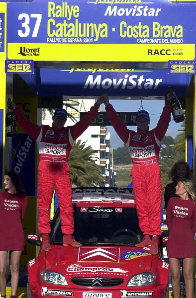 LoebPod. 2001 World Rally Championship.. Catalunya Rally, Spain