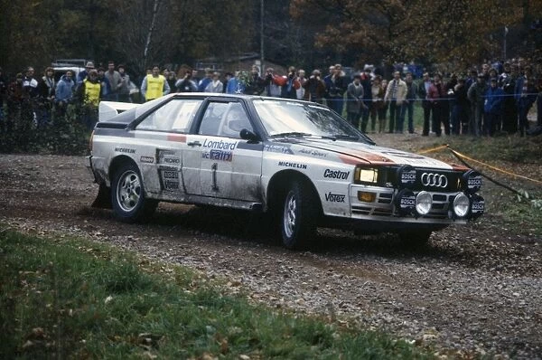 Lombard RAC Rally. 21-25 November 1982: Hannu Mikkola  /  Arne Hertz, 1st position