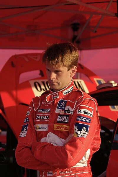Marcus Gronholm, Peugeot 206 WRC, Acropolis Rally 2003. Photo: McKlein / LAT