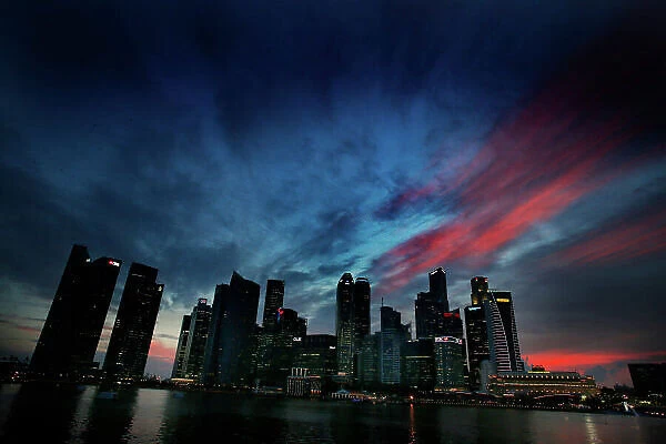 Marina Bay Circuit, Singapore. 18th September 2013. The cityscape of Singapore. World Copyright: Steven Tee / LAT Photographic. ref: Digital Image _L0U0343