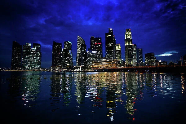 Marina Bay Circuit, Singapore. 18th September 2013. The cityscape of Singapore. World Copyright: Steven Tee / LAT Photographic. ref: Digital Image _14P2528