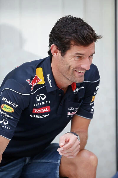 Marina Bay Circuit, Singapore. Friday 20th September 2013. Mark Webber, Red Bull Racing. World Copyright: Glenn Dunbar / LAT Photographic. ref: Digital Image _89P5966