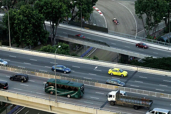 Marina Bay Circuit, Singapore. Saturday 21st September 2013. Felipe Massa, Ferrari F138. World Copyright: Jed Leicester / LAT Photographic. ref: Digital Image _JEL0076