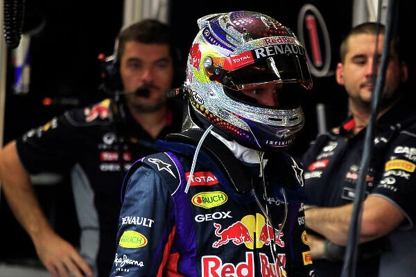 Marina Bay Circuit, Singapore. Saturday 21st September 2013. Sebastian Vettel, Red Bull Racing. World Copyright: Charles Coates / LAT Photographic. ref: Digital Image _X5J9319