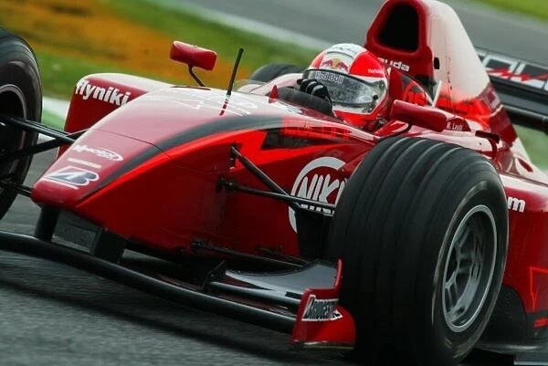 GP2. Mathias Lauda (AUT) Coloni.. GP2, Rd 1, Race One, Imola, Italy, 23 April 2005.