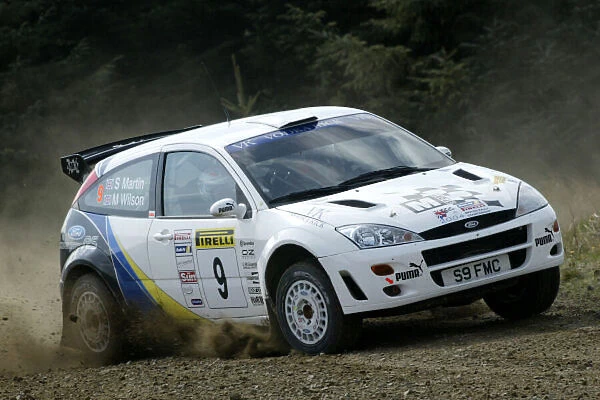 Matthew Wilson 2004 British Rally Championship Pirelli Rally. Gateshead, England