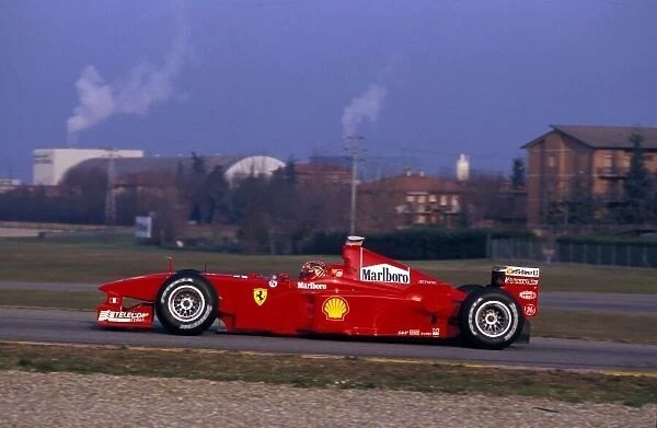 Max Biaggi Tests for Ferrari