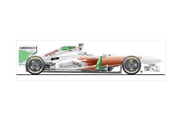 McLaren MP4  /  26 wireframe and rendered nose: MOTORSPORT IMAGES: McLaren MP4  /  26 wireframe and rendered nose