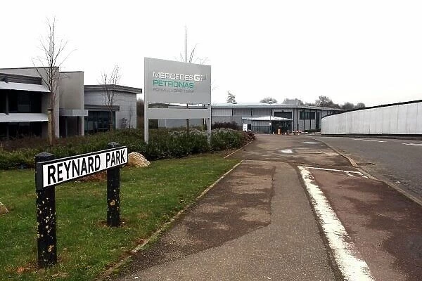 Mercedes GP Factory Sign