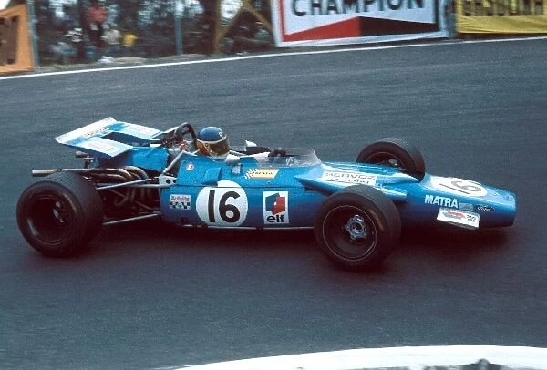 Mexican GP 1969: Johnny Servoz-Gavin, Matra MS84 4wd, but in 2wd drive for this race