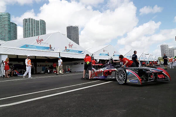 Miami e-Prix 2015. First Practice Session FIA Formula E World Championship. Miami, Florida, USA. Saturday 14 March 2015. Copyright: Adam Warner  /  LAT  /  FE ref: Digital Image _L5R3518