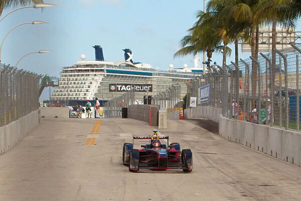 Miami e-Prix Race 2015. Nick Heidfeld (GER)  /  Venturi Racing - Spark-Renault SRT_01E FIA
