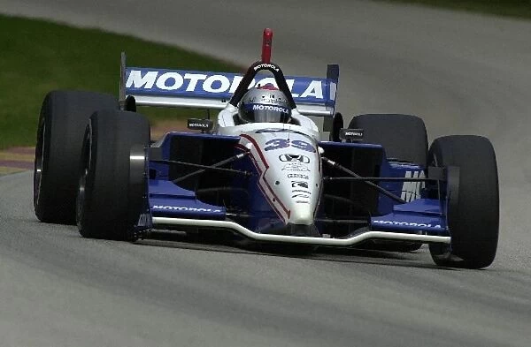 Michael Andretti, (USA), Honda  /  Lola, could only manage fourteenth in qualifying for the Motorola 220 at Road America. Road America, Elkhart Lake, Wi. 17