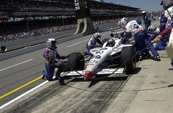 Michael Andretti (USA) Team Motorola Dallara Chevrolet ran strongly until the last round of pit stops, ultimately
