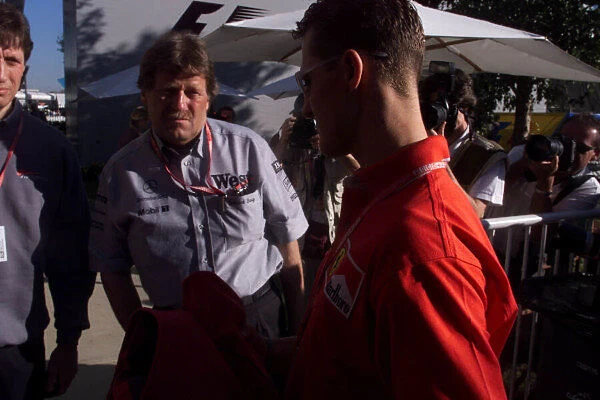 Michael Schumacher meets Norbert Haug
