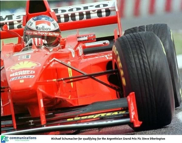 SE 7. Michael Schumacher for qualifying for the Argentinian Grand Prix