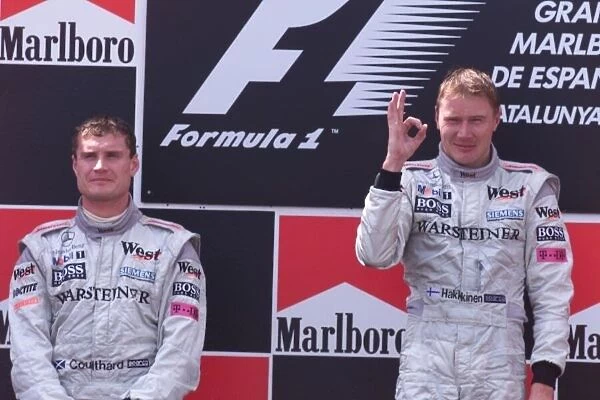 Mika Hakkinen and David Coulthard